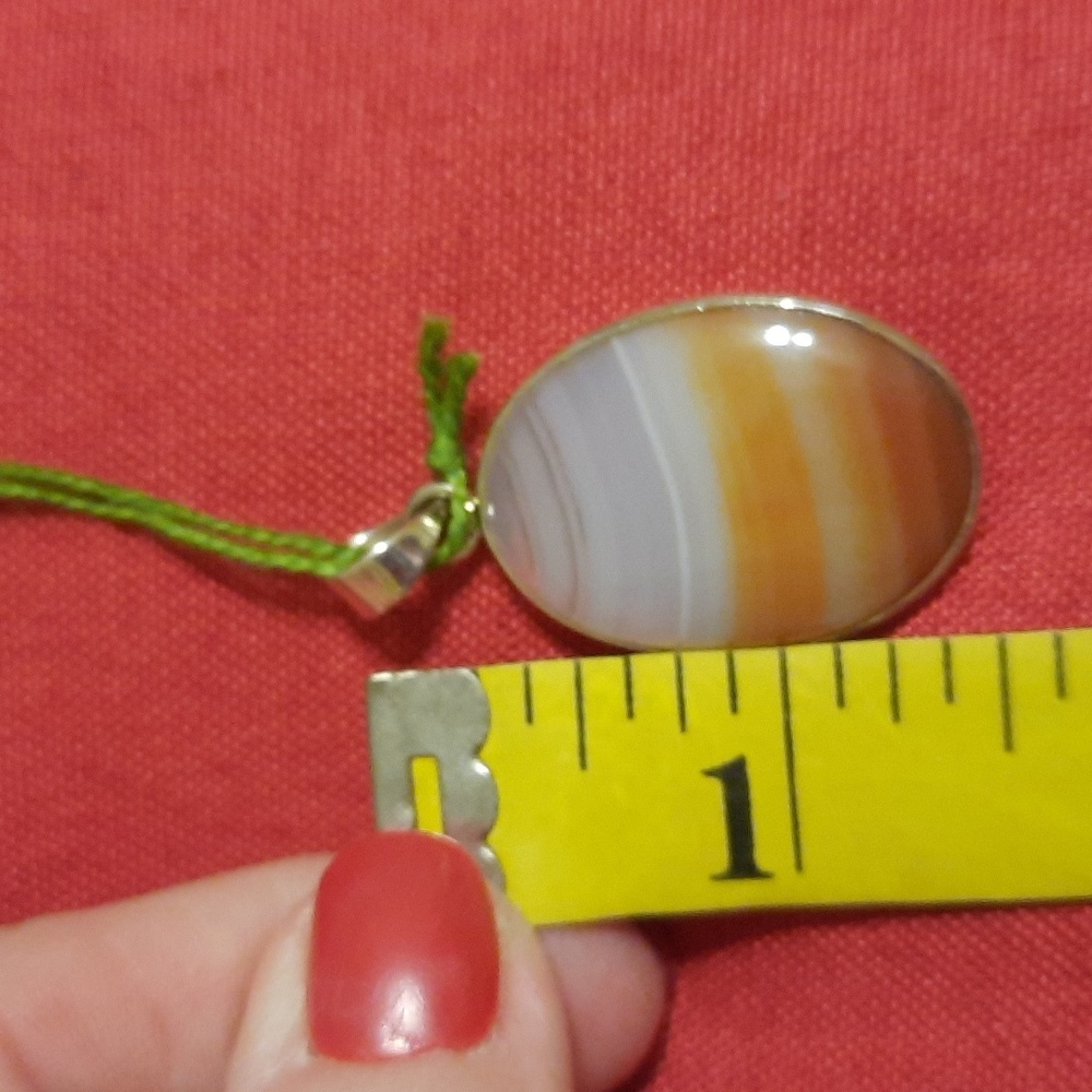 BOTSWANIA LACE…NEW Sterling silver. Botswana lace agate - Picture 5 of 7